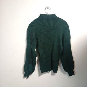 Green Ribbed Sweater